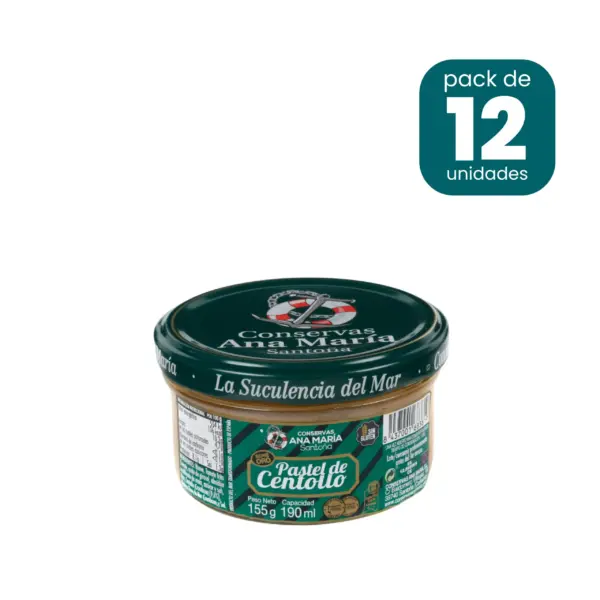 Pastel de centollo 155g caja de 12