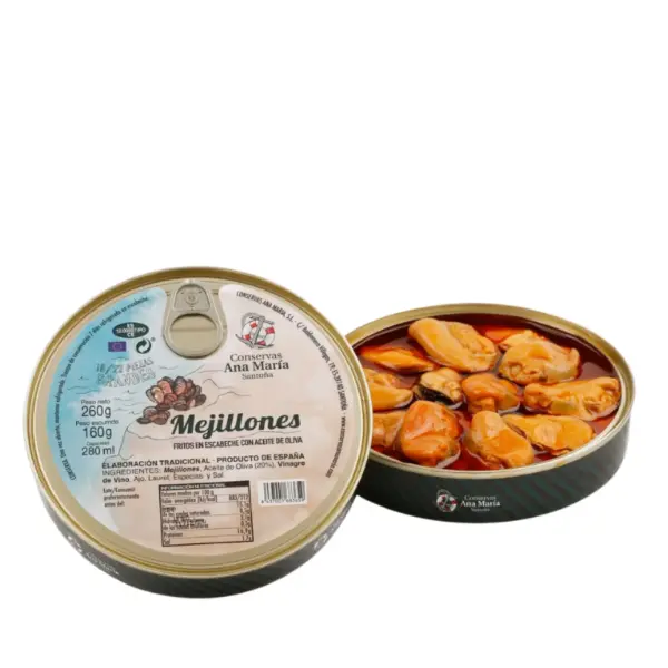 Mejillón frito en escabeche 260g