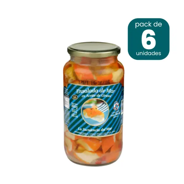 Ensalada del mar 675g caja de 6