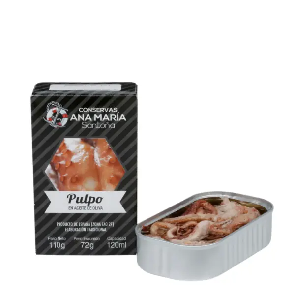 Pulpo en aceite de oliva 110g